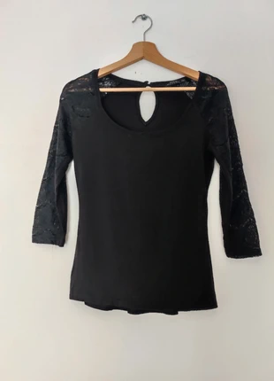 Top Bershka noir, marque: Bershka, état: Très bon état, taille: S / 36 / 8, 3,00 €, 3,85 € Protection acheteurs incluse