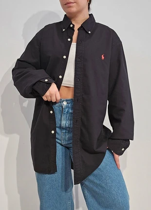 Chemise en coton noir Ralph Lauren - Taille L (ch67), marca: Ralph Lauren, estado: Muito bom, tamanho: L / 40 / 12, €35.00, €37.45 inclui Proteção do Comprador Pro