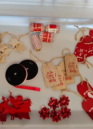 Kerst inpak decoratie, marque: merkloos, état: Neuf sans étiquette, 5,00 €, 5,95 € Protection acheteurs incluse