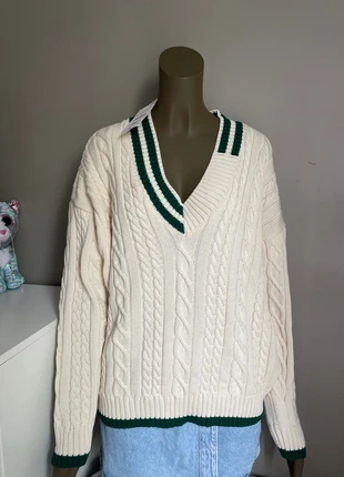 Pull beige et vert Zara neuf en acrylique, marca: Zara, estado: Nuevo con etiquetas, tamaño: M / 38 / 10, 40,00 €, 42,70 € Protección al comprador incluida