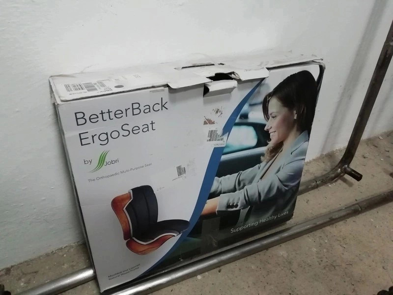 Jobri BetterBack ErgoSeat with LumbiPad, Blue 