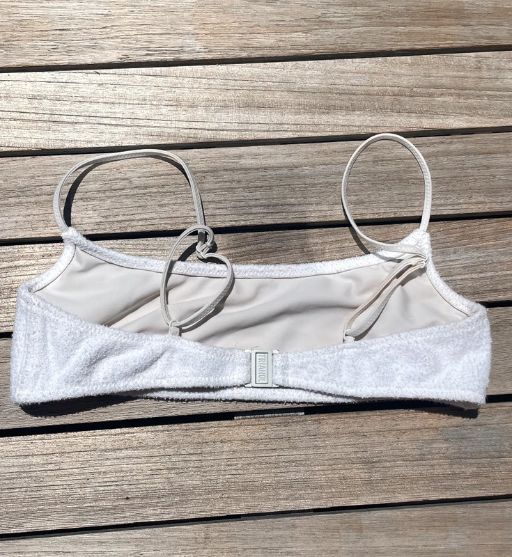 White Triangl Mica Bikini Top 2