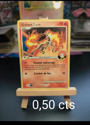 Galopa 47/111 riveaux émergeants, marca: Pokémon, estado: Satisfatório, €1.00, €1.75 inclui Proteção do Comprador Pro