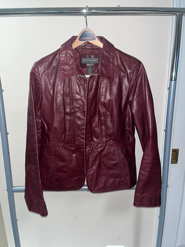 Banana Republic leather jacket 1