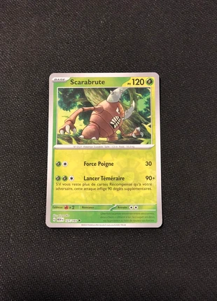 Carte Pokemon- Scarabrute 127/165 Reverse-151-FR-Proche Neuve, marque: Pokémon, état: Neuf avec étiquette, 3,00 €, 3,85 € Protection acheteurs (Pro) incluse
