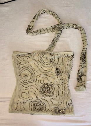 zara glitter bandeau top, marca: Zara, estado: Novo sem etiquetas, tamanho: S / 36 / 8, €23.00, €24.85 inclui Proteção do Comprador