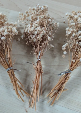 Dried Gypsophila Baby's Breath 3x Bundle Bouquets Corsages Wedding Party Groom Bride Autumn Rustic, brand: The Unbranded Brand, condition: New with tags, £5.00, £5.95 includes Buyer Protection