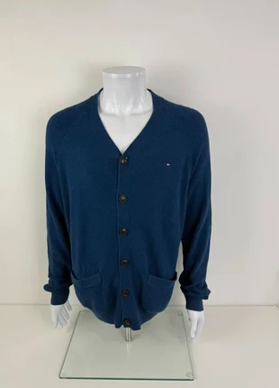 Cardigan Tommy Hilfiger XL - Coton premium - Qualité Bleu Homme, marca: Tommy Hilfiger, estado: Muito bom, tamanho: XL, €25.00, €26.95 inclui Proteção do Comprador Pro