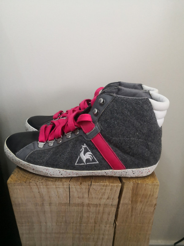 Le coq sportif shop grise et rose