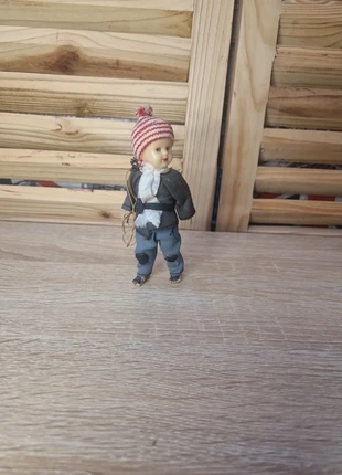 Poupée vintage ramoneur avec les yeux qui se ferme de 13 cm environ, condition: Satisfactory, size: S, €3.00, €3.85 includes Buyer Protection