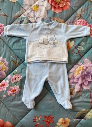 Tutina in ciniglia, brand: ellepi, condizioni: Ottime, taglia: 1-3 mesi / 56 cm, €4.00, €4.90 include la Protezione acquisti