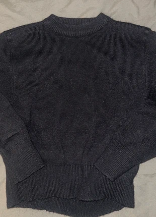 Pull cache-cœur noir Mango, coupe courte et féminine., marca: Mango, estado: Muy bueno, tamaño: S / 36 / 8, 5,00 €, 5,95 € Protección al comprador incluida