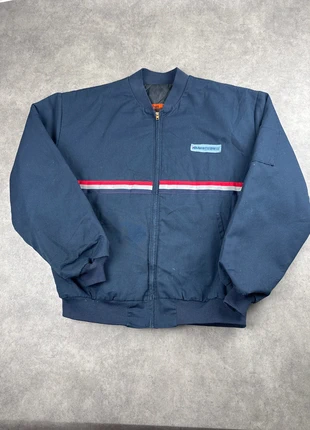 Veste workwear rembourrée harrington taille XL homme regular bleu marine Cintas nylon - JAC0740, marca: WORKWEAR, estado: Bom, tamanho: XL, €16.00, €17.50 inclui Proteção do Comprador Pro