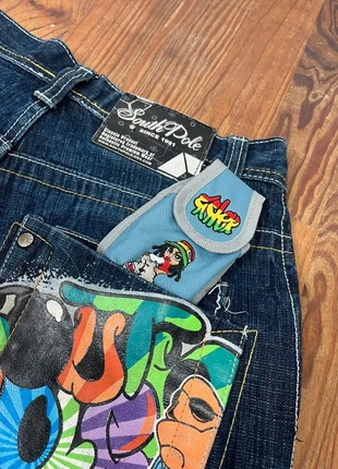 Vintage Y2K Hip Hop Surfwear Skatewear embroidered small pocket blue spirit, marque: Vintage Dressing, état: Neuf avec étiquette, 3,50 €, 4,38 € Protection acheteurs (Pro) incluse