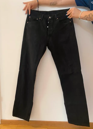 Renewal Remade From Vintage Overdyed Black Levi's Jeans, marke: Levi's, zustand: Neu, größe: M / 38 / 10, 30,00 €, 32,20 € inklusive Vinted-Käuferschutz