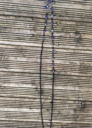 Collier améthyste et onyx noir, marca: Petit Créateur, estado: Novo sem etiquetas, €35.00, €37.45 inclui Proteção do Comprador