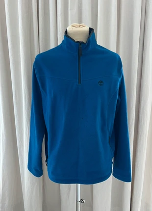 Blue timberland fleece sweater, merk: Timberland, staat: Goed, maat: M, € 12,00, € 13,30 inclusief Kopersbescherming