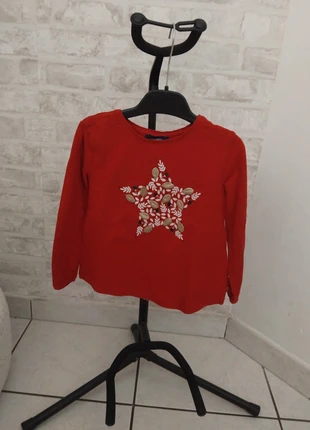 T-shirt manche longue 3 ans (98cm), brand: Okaïdi, condizioni: Discrete, taglia: 3 anni / 98 cm, €1.00, €1.75 include la Protezione acquisti