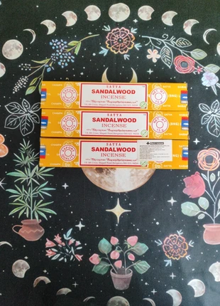 Pack 3 inciensos sándalo, marque: Satya, état: Neuf sans étiquette, 4,50 €, 5,43 € Protection acheteurs incluse