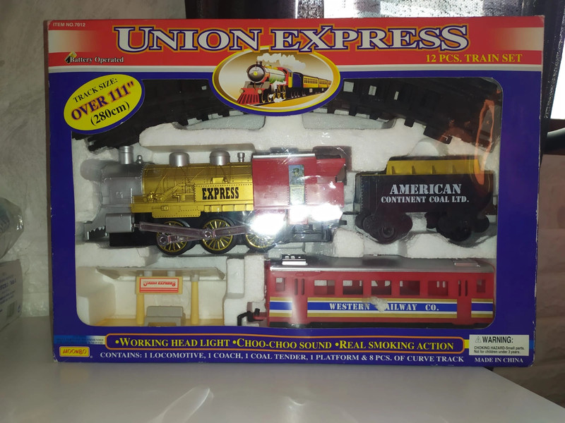 Jogo americano Express Steam Train para mesas de jantar, conjunto