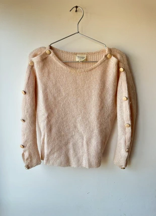 Pull Laine Mohair & Alpaga / pull Sezane  – Écru / Beige – taille XS, merk: Sézane, staat: Heel goed, maat: XS / 34 / 6, € 58,99, € 62,64 inclusief Kopersbescherming