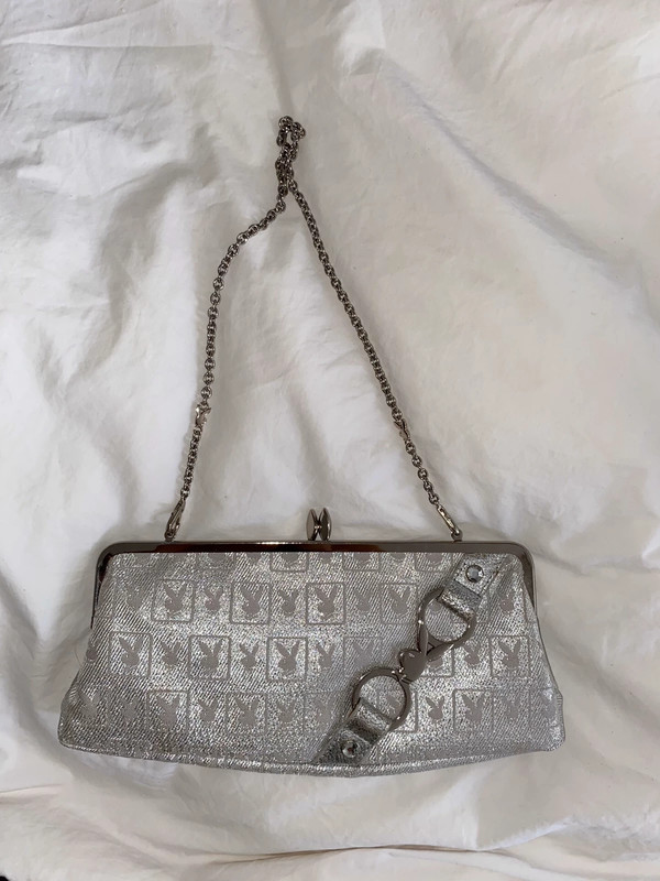 Silver playboy bag