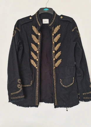 Veste Pimkie noire et brodée de perles, marca: Pimkie, estado: Bom, tamanho: S / 36 / 8, €10.00, €11.20 inclui Proteção do Comprador