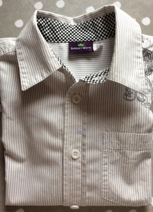 Sergent Major, chemise rayée enfant, 5 ans, marca: Sergent Major, estado: Bueno, tamaño: 5 años / 110 cm, 2,00 €, 2,80 € Protección al comprador incluida