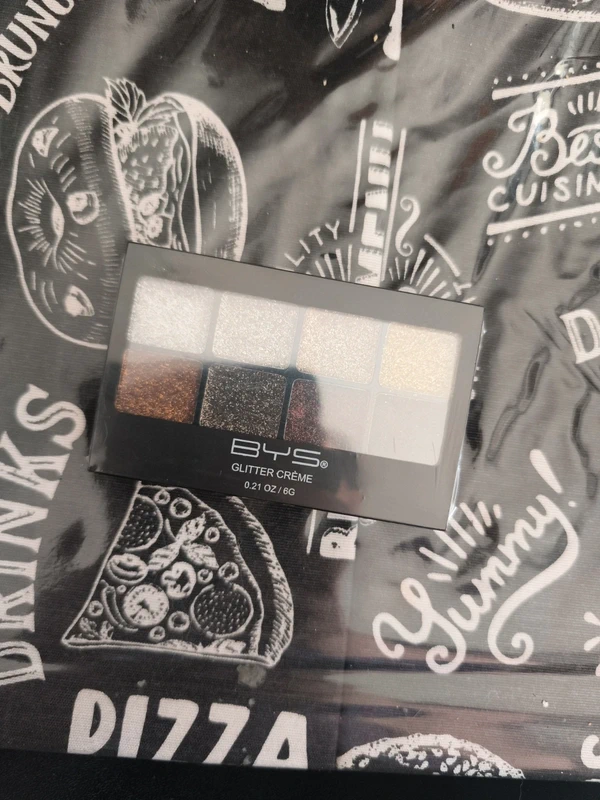 Palette paillettes crème