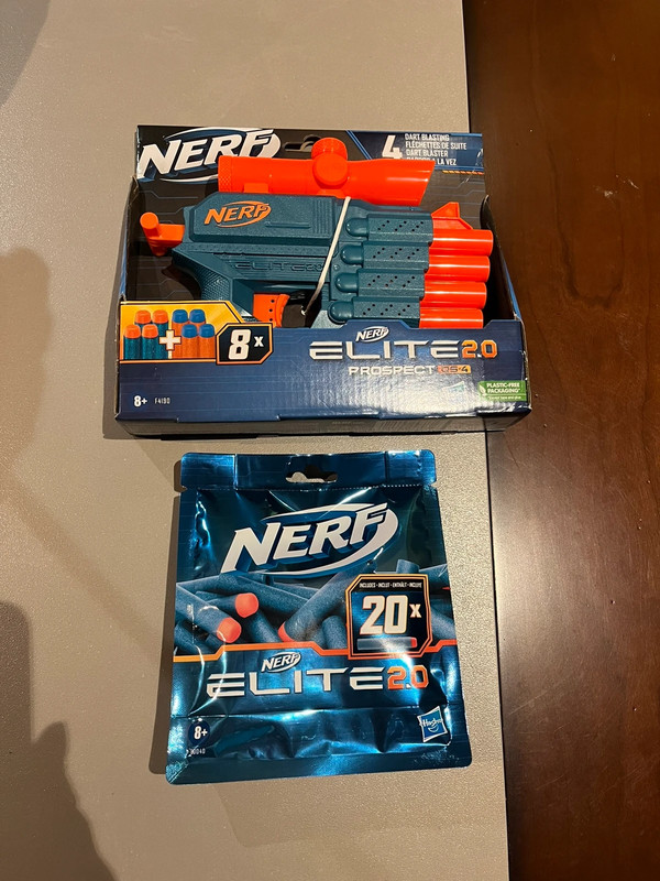 Lot Nerf Élite 2.0  et recharges x 20 État Neuf 1