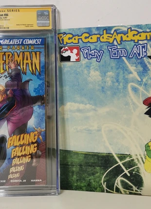 Peter Parker Spider-Man 86 1997 Signed By John Romita Jr. CGC 9.4, staat: Heel goed, € 249,99, € 263,19 inclusief Kopersbescherming