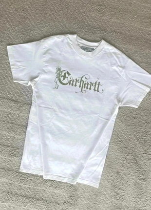T-Shirt Carhartt WIP Scribe blanc coupe longue crew neck tee - taille XS - 100% coton - neuf, brand: Carhartt, condition: New without tags, size: XS / 34 / 6, €19.90, €21.60 includes Buyer Protection