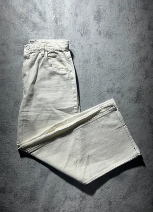 Pantalon blanc wide leg femme vintage, marque: Bershka, état: Très bon état, taille: M / 38 / 10, 6,00 €, 7,00 € Protection acheteurs incluse