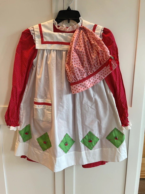 Vintage Strawberry Shortcake Three Piece Dress Outfit 1