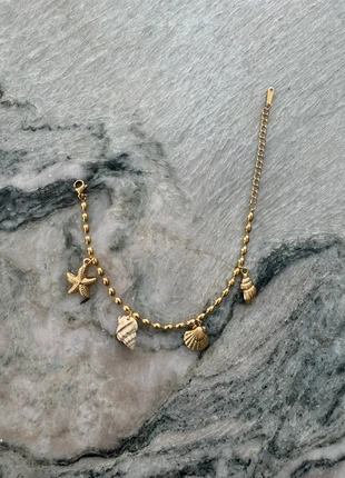 18k gold plated star charm bracelet, brand: GOLDEN, condition: New without tags, £12.00, £13.30 includes Buyer Protection