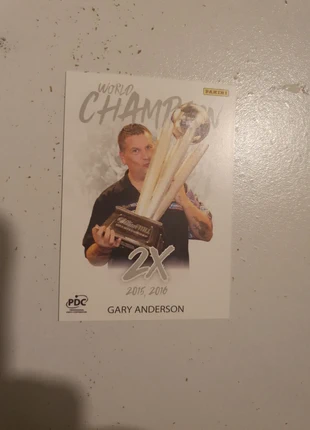Panini World Championship PDC 2025 Gary Anderson World Champion Card, brand: Panini, condition: Like new, £1.50, £2.28 includes Buyer Protection Pro