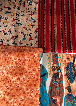 Timeless Treasures ‘Out of Africa’ 4 fabric fat quarters, brand: timeless treasures, condition: New without tags, £3.00, £3.85 includes Buyer Protection