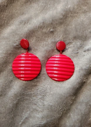 Boucles d'oreilles vintage rouge, marca: Cerise, estado: Muito bom, €1.00, €1.75 inclui Proteção do Comprador
