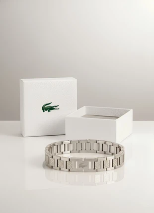Bracelet Lacoste - Neuf - Argenté, marque: Lacoste, état: Neuf avec étiquette, 33,00 €, 35,35 € Protection acheteurs incluse