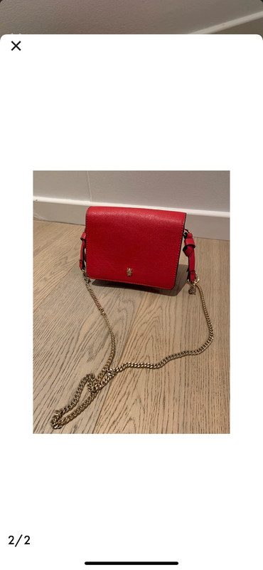 Bolso rojo de Zara Vinted