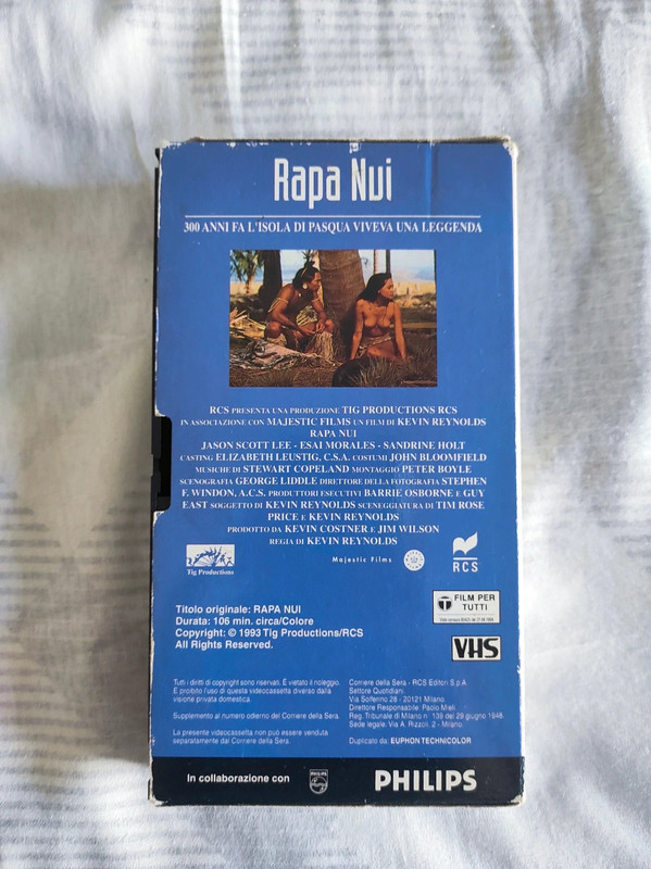 Rapa Nui VHS 2