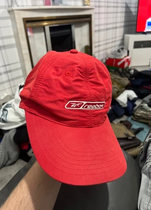 Y2K red reebok cap, brand: Reebok, condition: Very good, size: One size, £5.00, £5.95 includes Buyer Protection