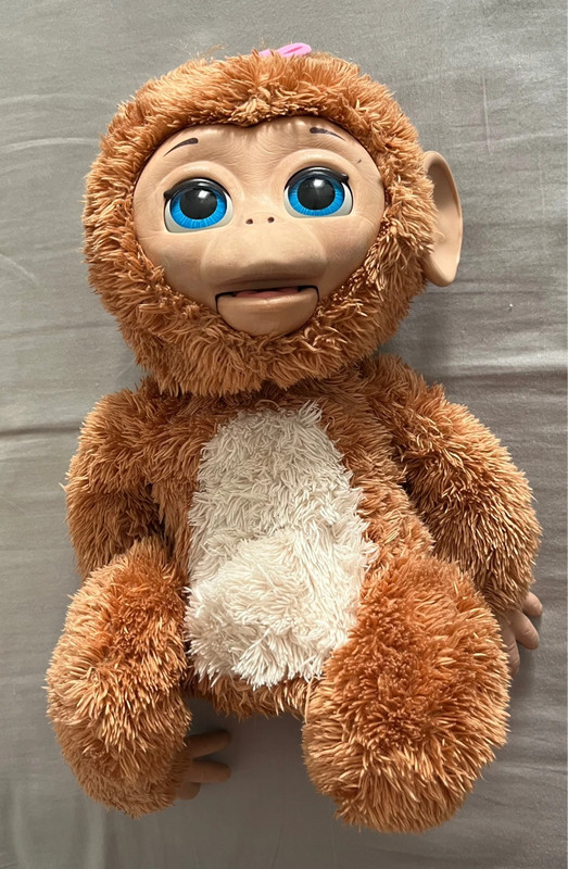 Peluche singe interactif hasbro furreal friends 2012 cuddles 1