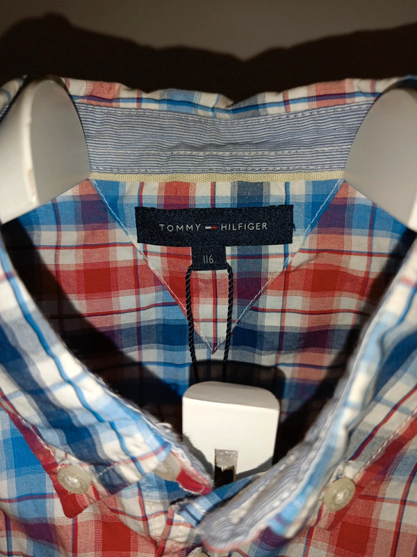 CAMISA TOMMY HILFIGER CUADROS MANGA LARGA