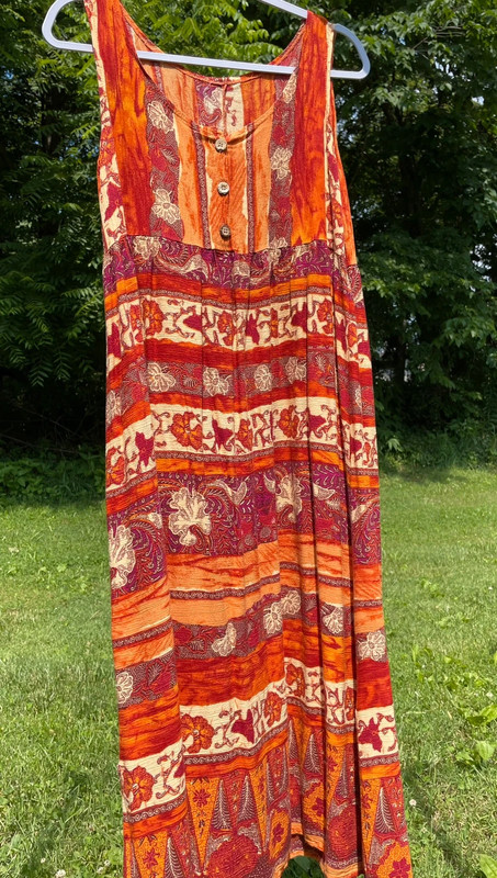 Summer ethnic midi dress 2