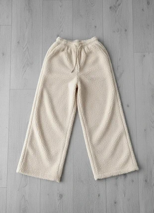Pantalon large en moumoute blanche ultra doux – Taille M, brand: Boutique Parisienne, condition: Very good, size: M / 38 / 10, €52.90, €56.25 includes Buyer Protection