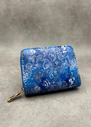 Portefeuille Vintage bohème en cuir bleu pour pièce, billet et carte - Vintage, marque: Vintage Dressing, état: Très bon état, 7,00 €, 8,05 € Protection acheteurs (Pro) incluse