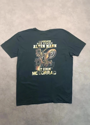 "Never Underestimate An Old Man With A Motorcycle" Biker T-Shirt - Size XL, brand: Graphic Tee, condition: Very good, size: XL, €18.00, €19.60 includes Buyer Protection