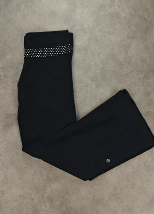 Pantalon de Sport Lululemon Groove Noir à Motifs Blanc - Legging Flare Femme Taille S, marque: Lululemon, état: Très bon état, taille: S / 36 / 8, 21,80 €, 23,59 € Protection acheteurs (Pro) incluse