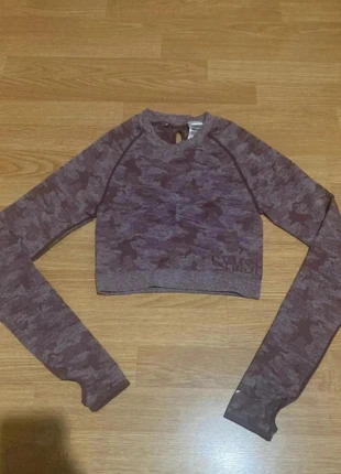 T-shirt crop top Gymshark fitness / musculation taille S couleur violet rose, marque: Gymshark, état: Très bon état, taille: S / 36 / 8, 9,50 €, 10,68 € Protection acheteurs (Pro) incluse